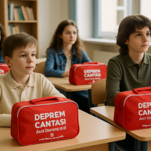 Okul Deprem Çantası Seti